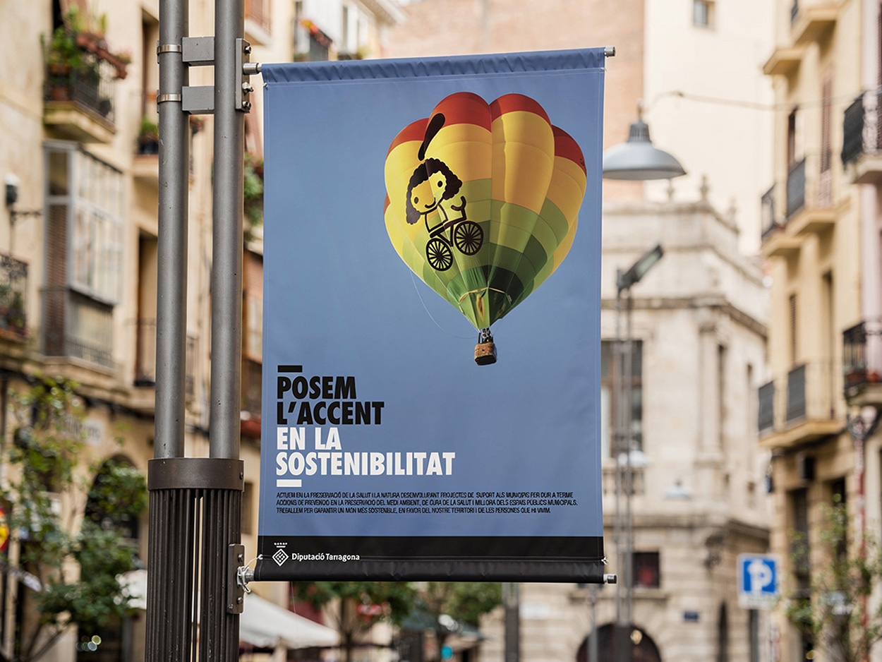 Cartell de la campanya de la Diputació de Tarragona