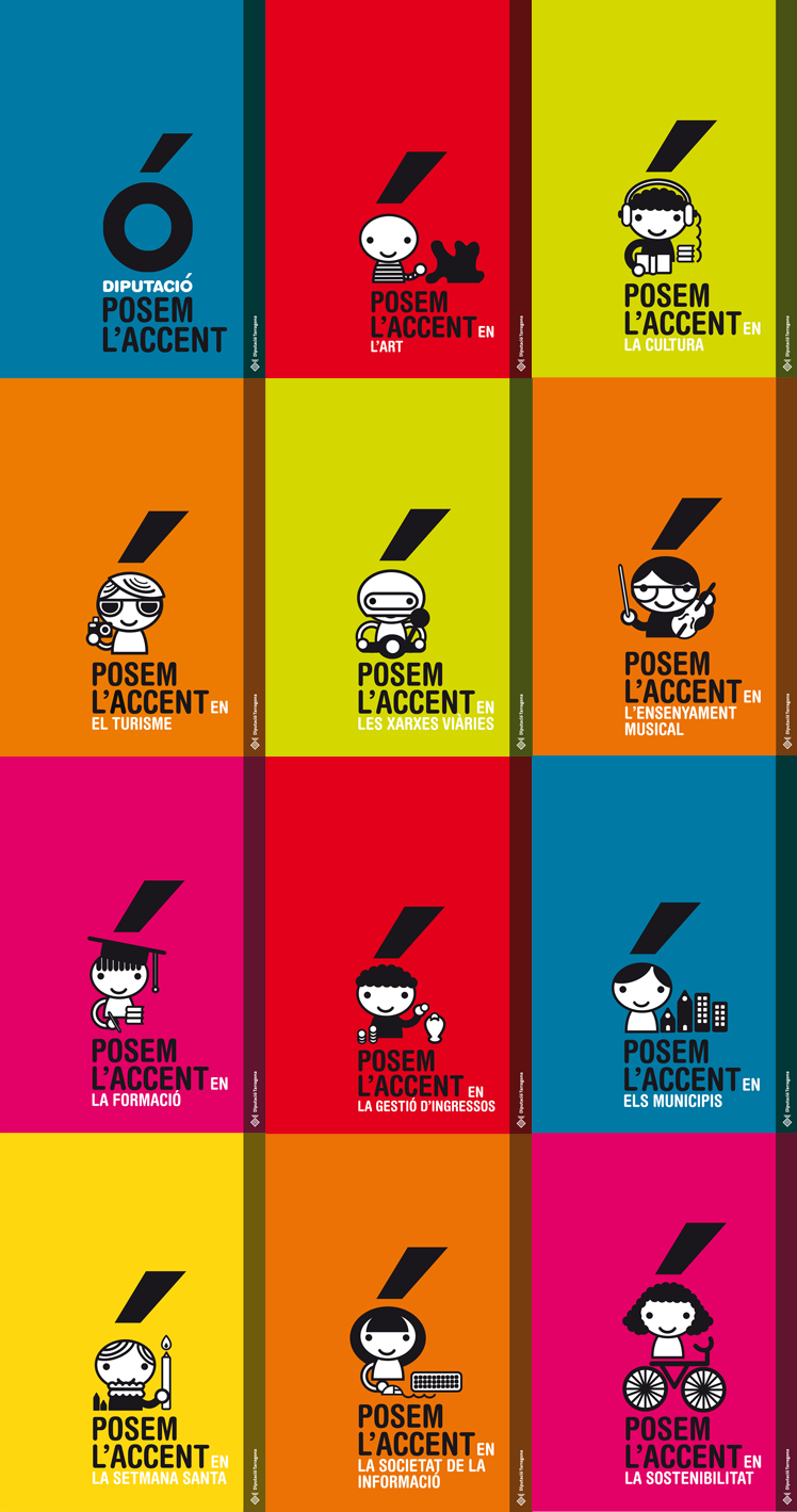 Pictogrames de la campanya de la Diputació de Tarragona