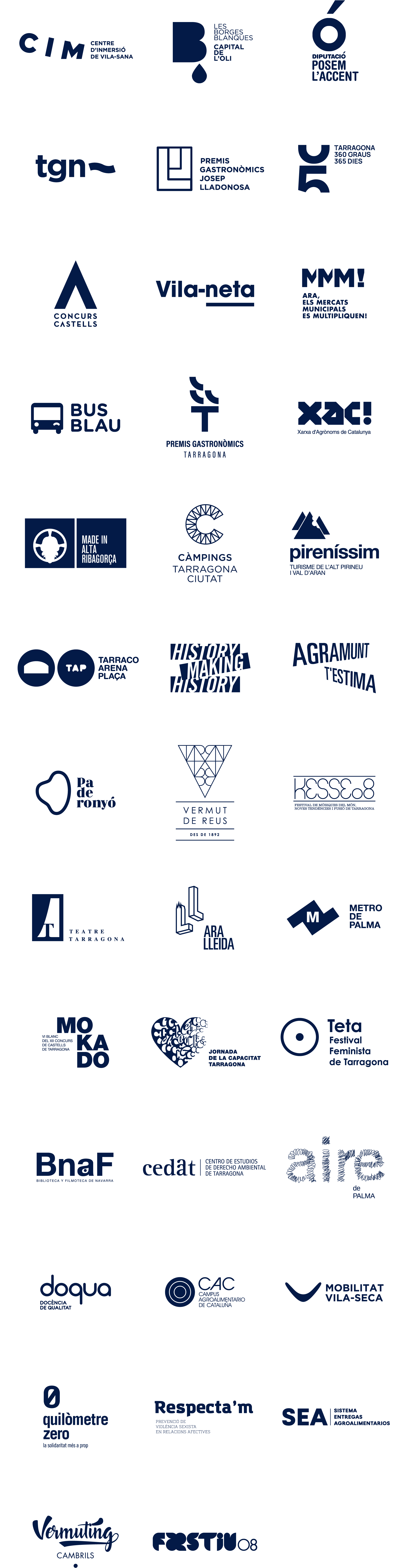 Marques d'institucions i esdeveniments