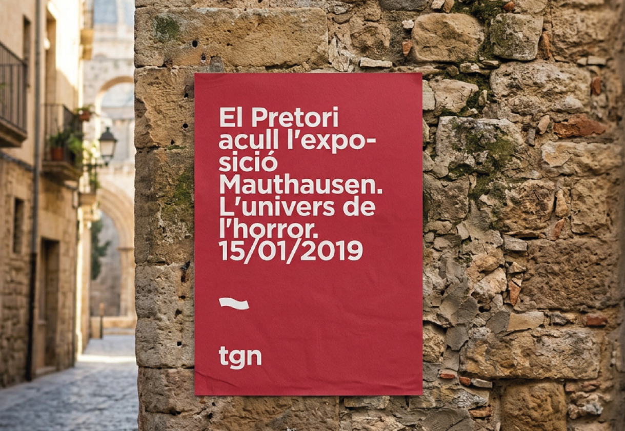 Cartell amb la marca digital de Tarragona