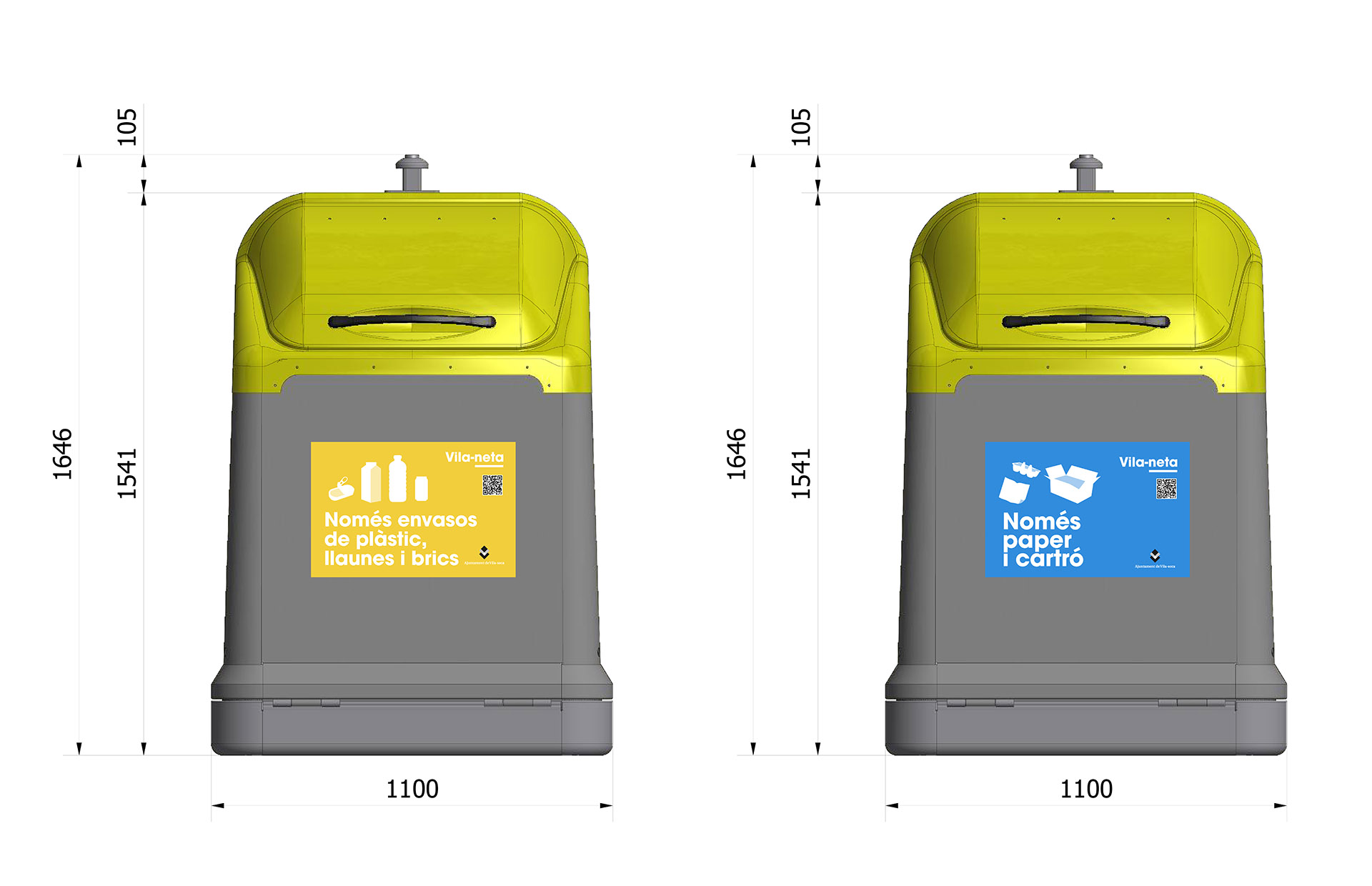 Adhesius per a contenidors